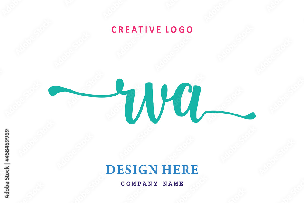 RVA lettering logo is simple, easy to understand and authoritative RVA lettering logo is simple, easy to understand and authoritative