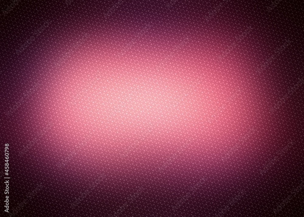 Maroon grid dark vignette textured background. Mosaic matte surface.