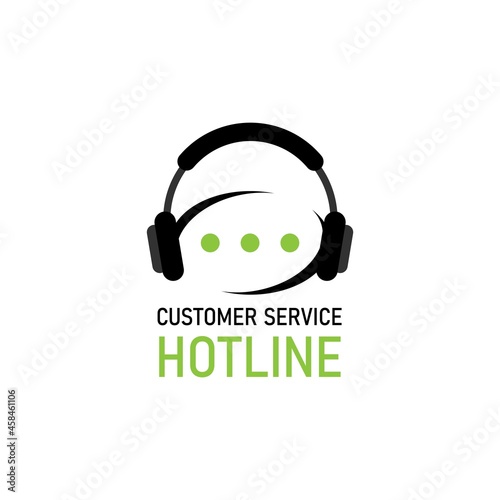 Customer service, Call center ,Hotline icon logo design. Customer support, Consultation, telemarketing, consultant, call service logo design.