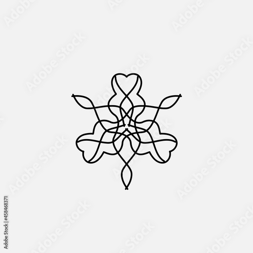  Simple Mandala Shapes for Coloring. Vector Mandala. Floral. Flowers. Oriental. Book Pages.   © NurWalkha