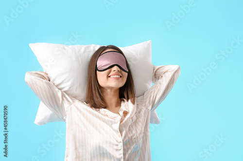 Beautiful young woman with ...