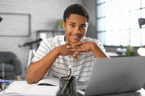 African-American student pr...