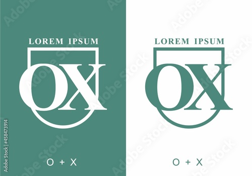 initial letter text of OX