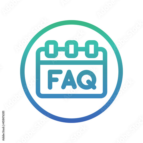 Calendar , Questions and FAQ gradient icon. Free Download Calendar , Questions and FAQ gradient icon. - GFXLoad