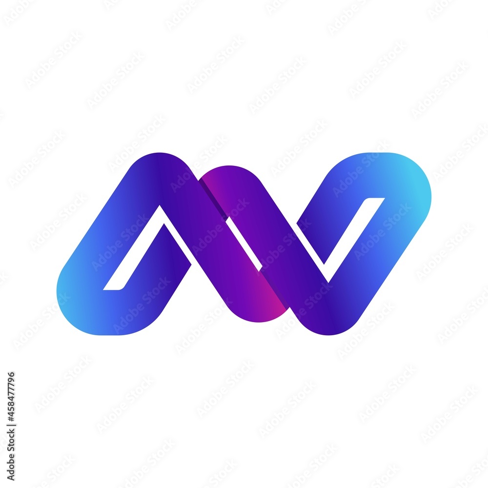 N letter vector logo, monogram and initial shapes, modern and minimal design concept, logo, logotype elements for template.