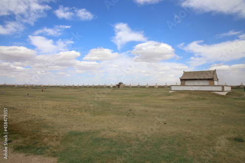 Wall of Erdene Zuu Monastery, Mongolia photo
