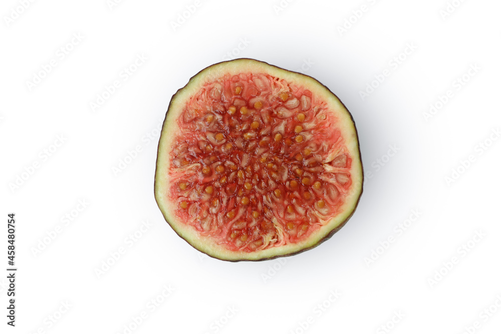 Fresh ripe fig isolated on white background Fresh ripe fig isolated on white background
