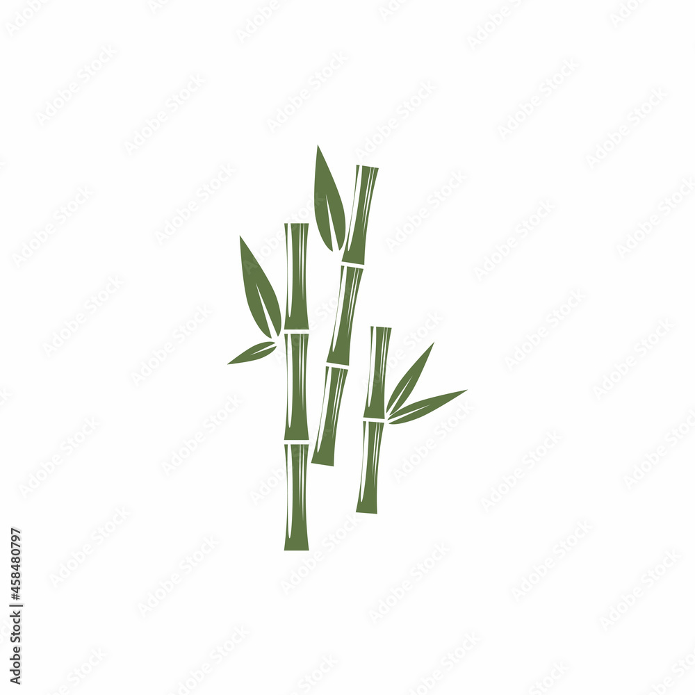 Bamboo Logo Template vector icon illustration design Bamboo Logo Template vector icon illustration design