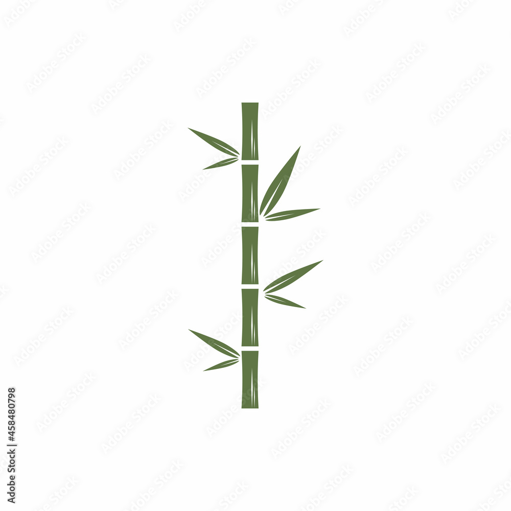 Bamboo Logo Template vector icon illustration design