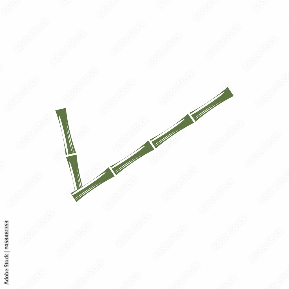 Fototapeta premium Bamboo Logo Template vector icon illustration design