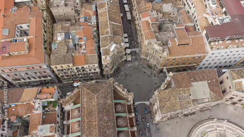 fotografia aerea di palermo in sicilia