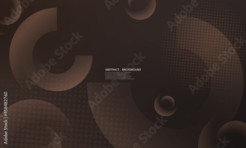 luxury white abstract brown line arts backdrop Geometric shapes in the modern era