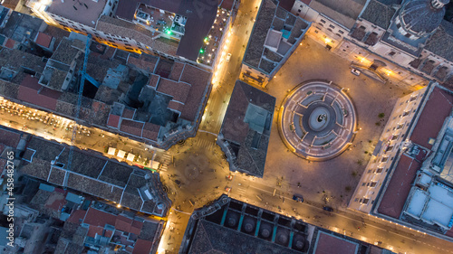 fotografia aerea di palermo in sicilia