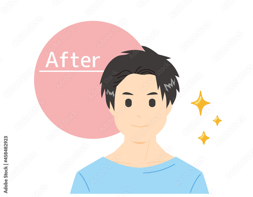 男性の顔 ベクターイラスト スキンケア 美容 男性の顔 ベクターイラスト スキンケア 美容