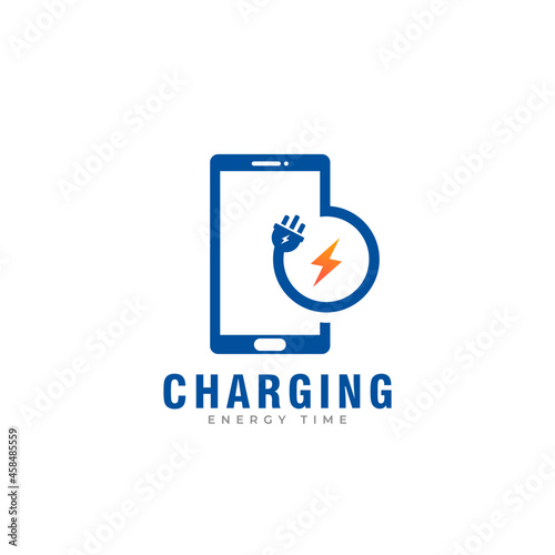 Charging Icon. Battery Fast Charge Logo Design Inspiration