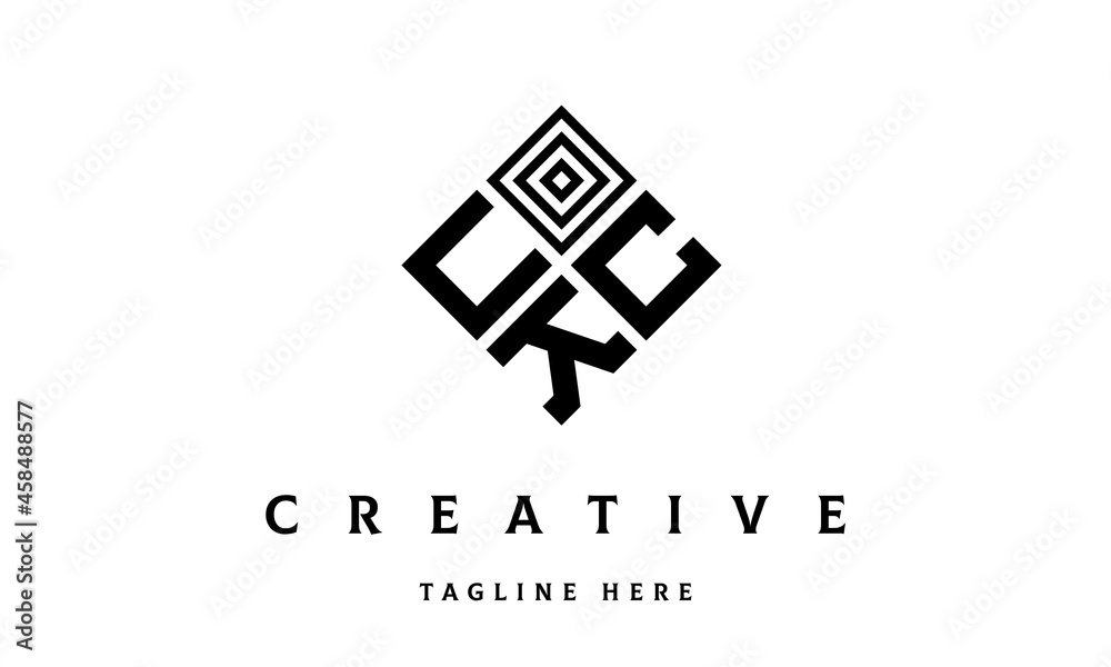 UCK rectangle three latter logo vector UCK rectangle three latter logo vector
