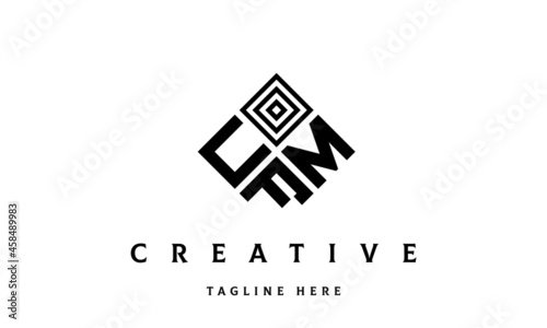 UMF rectangle three latter logo vector photo