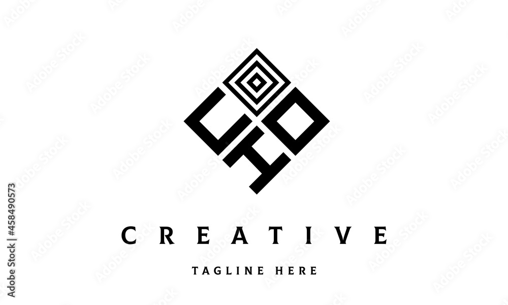 UOH rectangle three latter logo vector UOH rectangle three latter logo vector