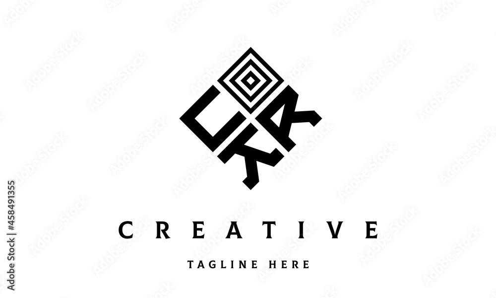 URK rectangle three latter logo vector URK rectangle three latter logo vector