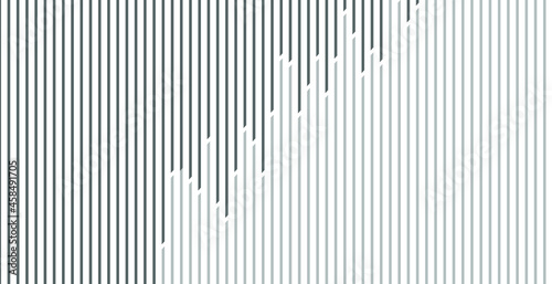 Vector Stripe pattern. Geometric texture background. Abstract lines wallpaper. Vector template for your ideas. EPS10 - Illustration