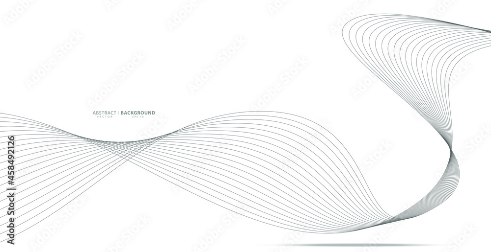 Abstract wavy stripes on a white background isolated. Wave line art, Curved smooth design. Vector illustration EPS 10. Abstract wavy stripes on a white background isolated. Wave line art, Curved smooth design. Vector illustration EPS 10.