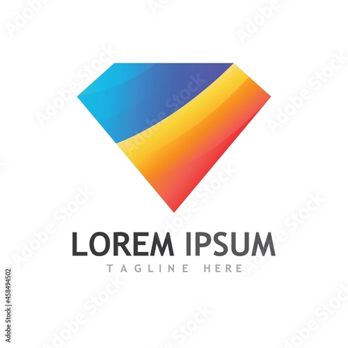 Free Download Diamond Logo Template - GFXLoad