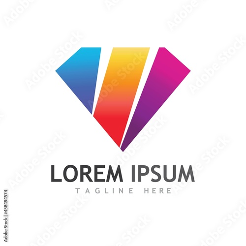 Free Download Diamond Logo Template - GFXLoad