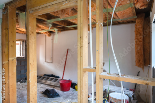 Foto Deconstruction of room and garage