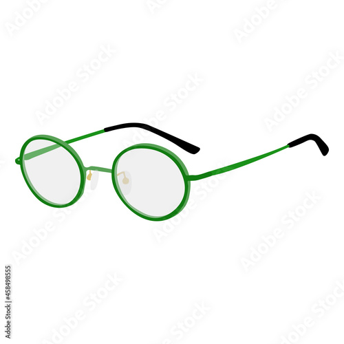 grüne Brille