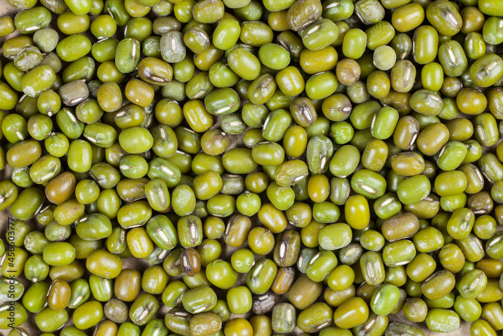 Mung beans background.