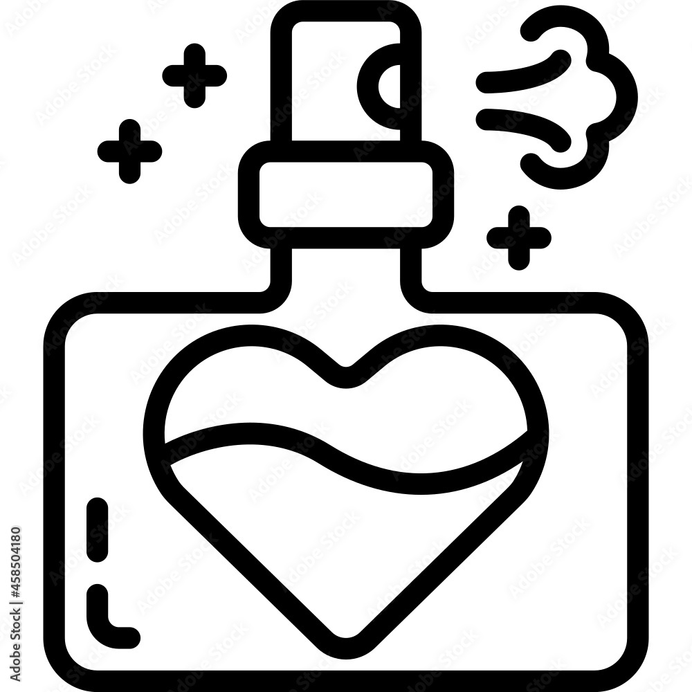 perfume line icon perfume line icon