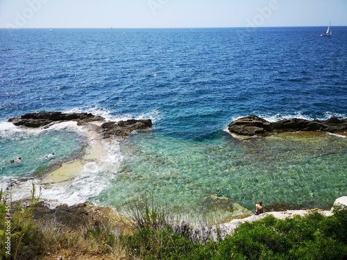 Fototapeta Naklejka Na Ścianę i Meble -  Pula Kroatien, Küste und Strand