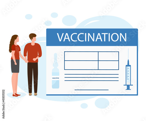 Vector People Vaccination Immunization Health care