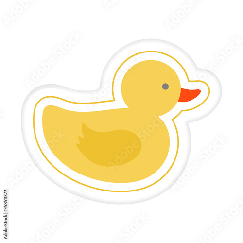 Duck Bath Toy Sticker Kid Childhood Play Game