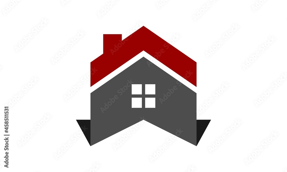 brand house simple vector