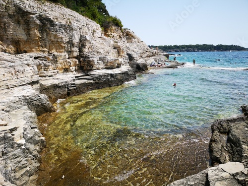 Fototapeta Naklejka Na Ścianę i Meble -  Pula Kroatien, Küste und Strand