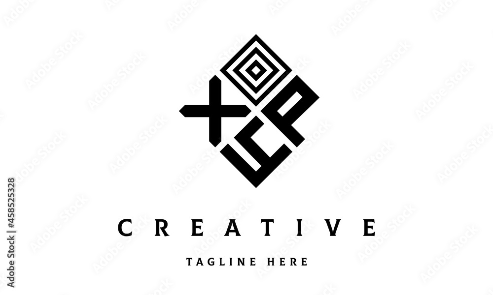 Fototapeta premium XRY square three latter logo vector