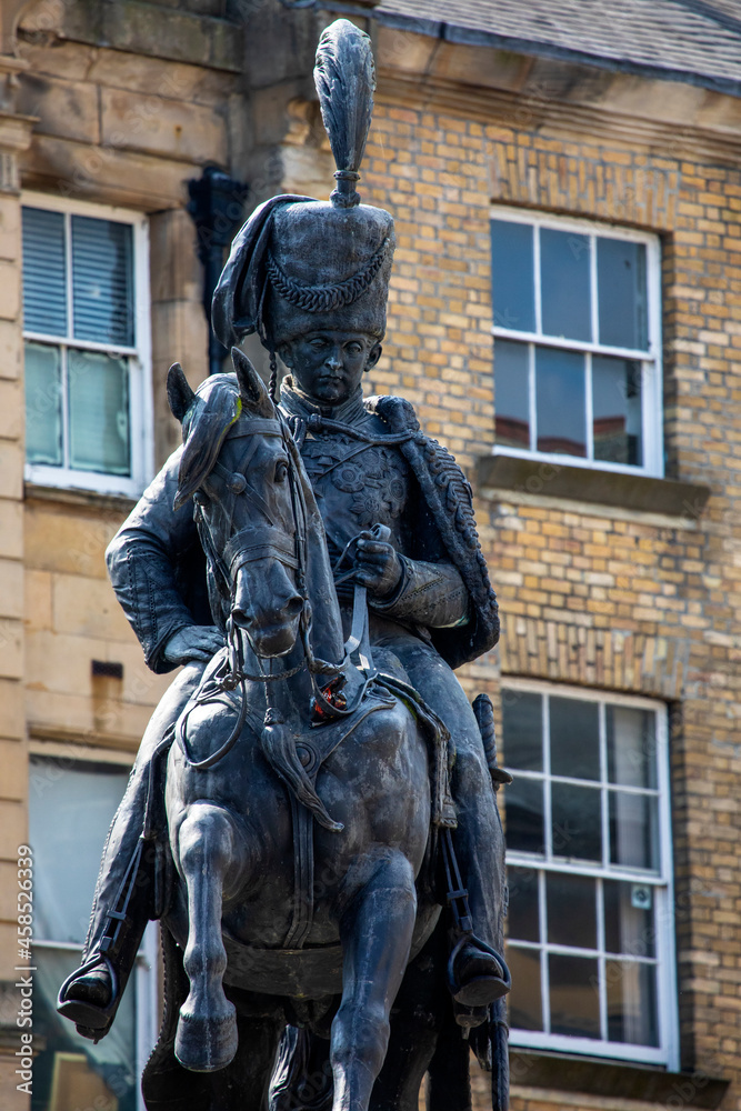 Statue of the 3rd Marquis of Londonderry in Durham, UK