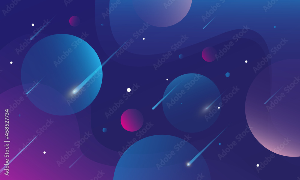 Abstract background with space. Vector illustration