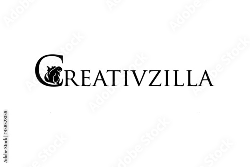 Creative Godzilla Company Logo Template photo