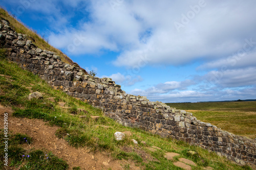 Hadrians Wall in Northumberland, UK