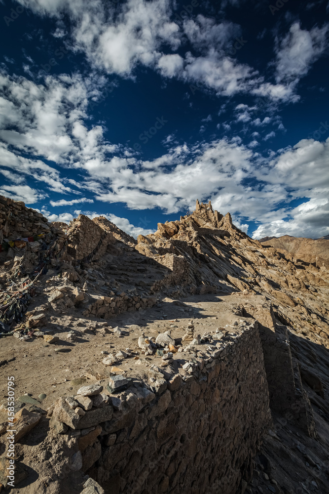 Ruins of Shey palace. Ladakh, India