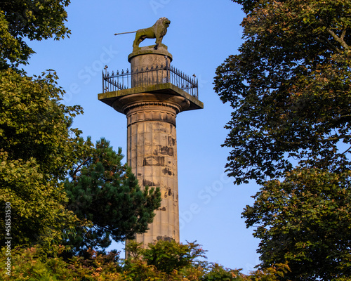 Tenantry Column in Alnwick, Northumberland, UK photo