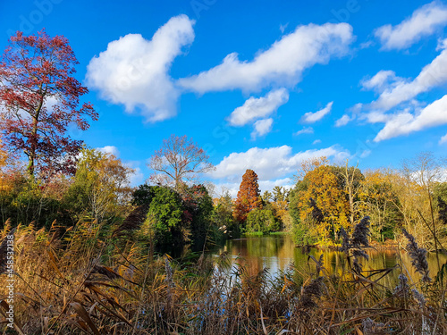 Dulwich Park on an autumn day, London photo