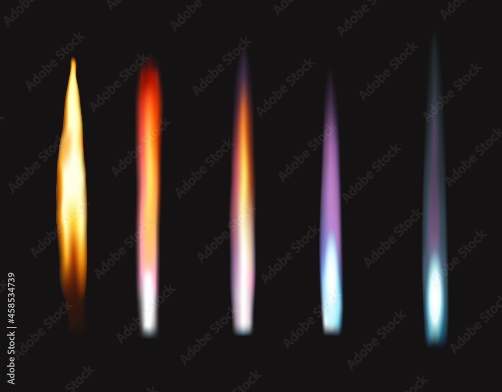 Combustion test unit - visualization of a burner's flame 