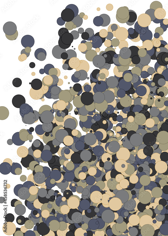 Colorful Universe Distribution Computational Generative Art background illustration