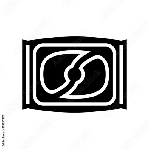 pods detergent glyph icon vector. pods detergent sign. isolated contour symbol black illustration