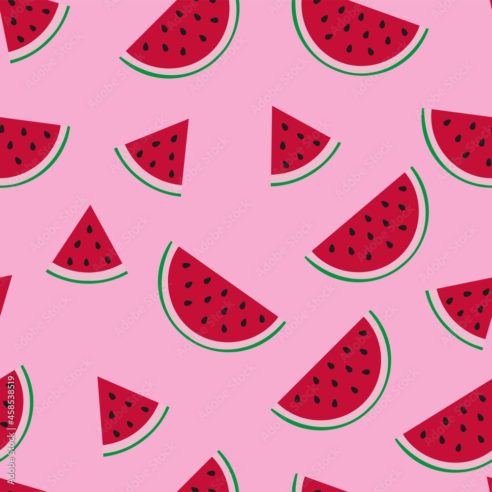 vector print of watermelons. seamless print of watermelons for clothing or print vector print of watermelons. seamless print of watermelons for clothing or print