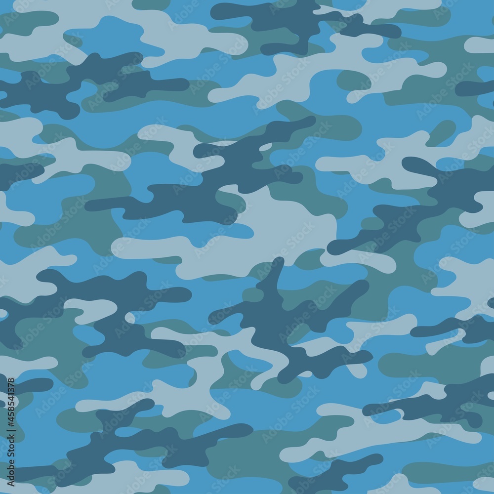 military camouflage blue print seamless vector pattern. green background .modern. military camouflage blue print seamless vector pattern. green background .modern.