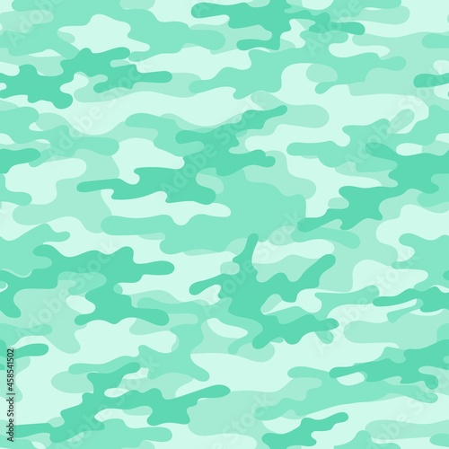 green military camouflage print seamless vector pattern. green background .modern.